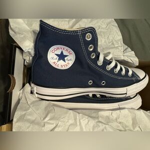 Brand new Chuck Taylor All Star canvas Converse navy blue Women’s 9.5 Men’s 7.5